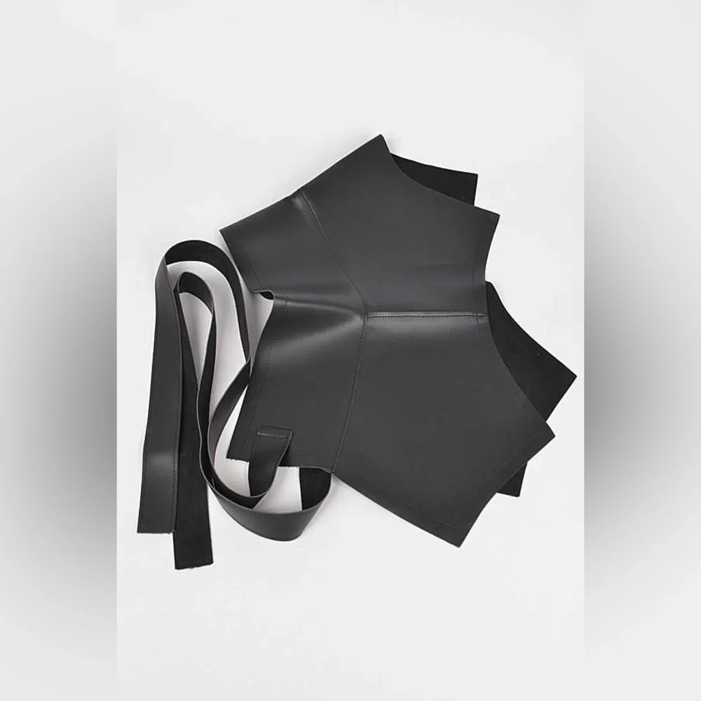 Vegan Leather Wrap Statement Belt